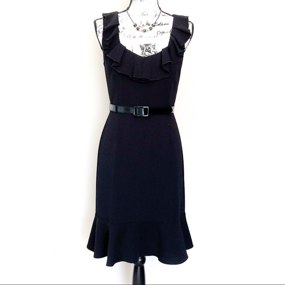 White House Black Market Dresses & Skirts - 🥀WHBM Black Career Dress with Belt🥀